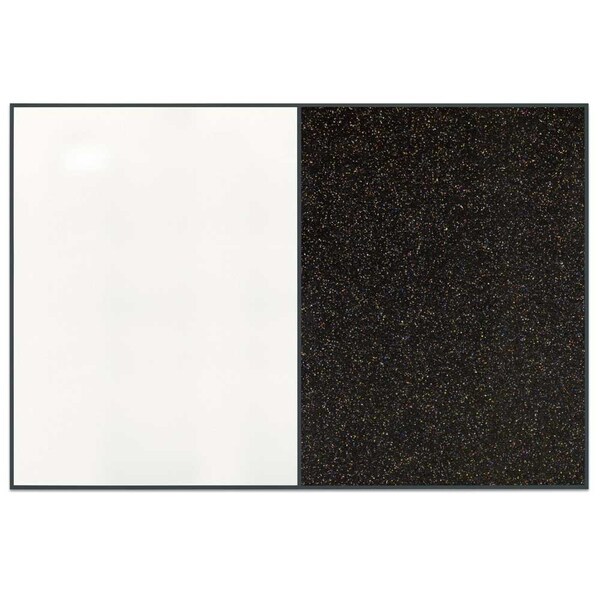 Sliding Door Indoor Enclosed Corkboard, 9